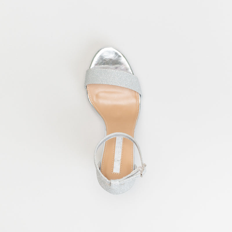 Unreal Women Glitter Platform Block Heel Sandal _ 140635