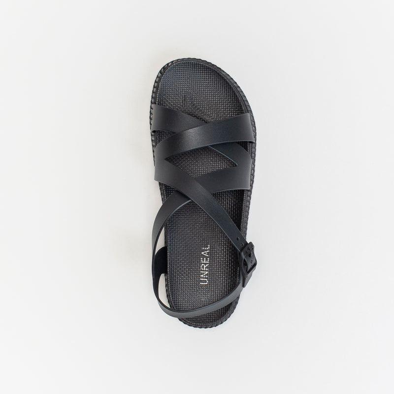 Unreal Women Cross Over Ankle Strap Jelly _ 140432