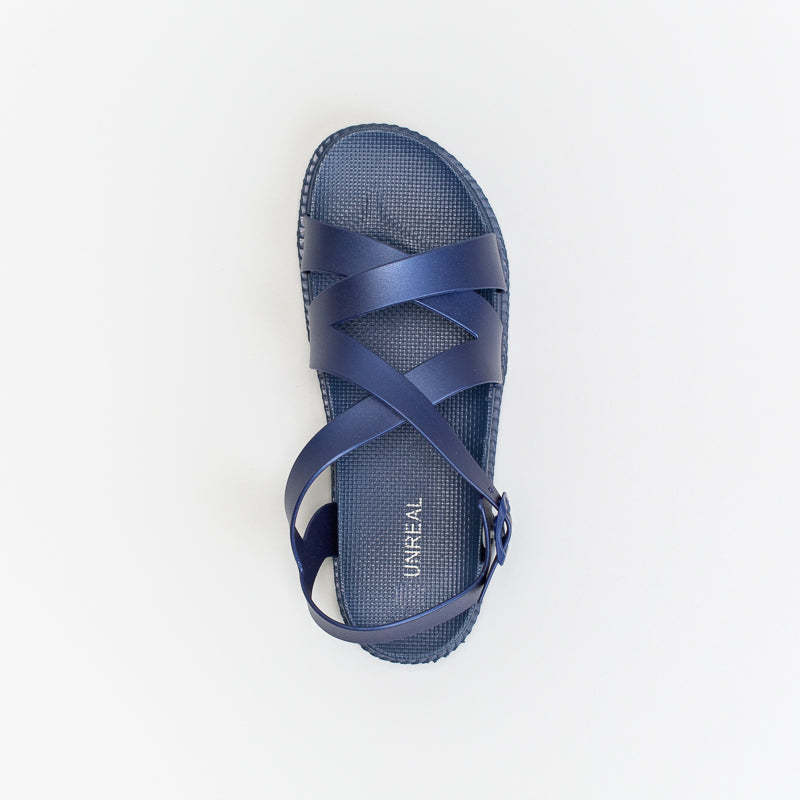 Unreal Women Cross Over Ankle Strap Jelly _ 140432