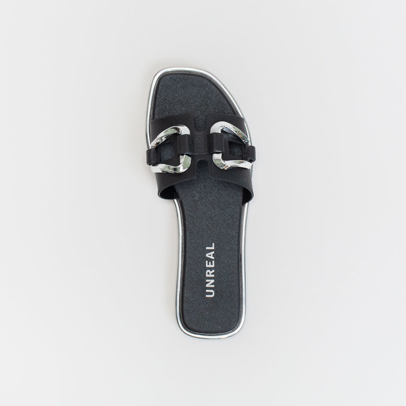 Unreal Women H-Shape Jelly Mule With Trim _ 140430