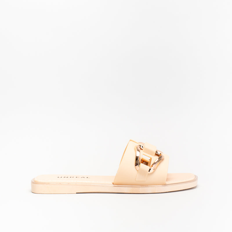 Unreal Women H-Shape Jelly Mule With Trim _ 140430