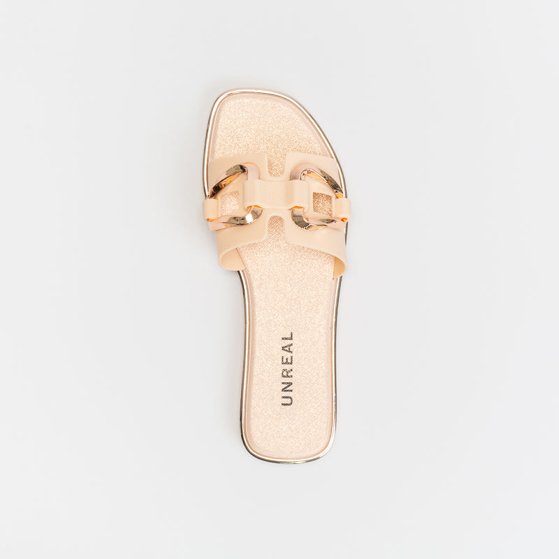 Unreal Women H-Shape Jelly Mule With Trim _ 140430