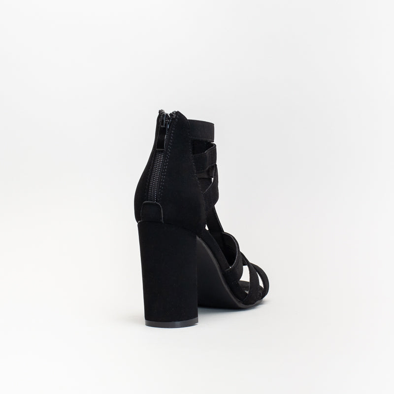 Unreal Women Hybrid T-Bar Block Heeled Shoe _ 140593