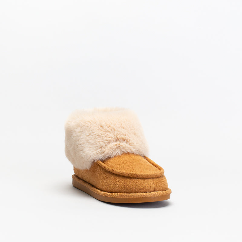 Unreal Women Low Cut Fur Booties _ 146825