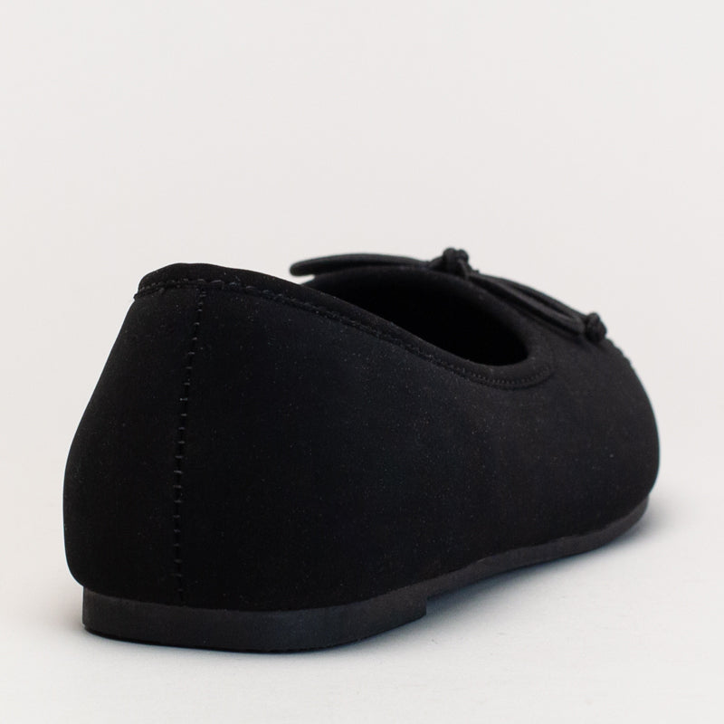 Toe cap pump with spagetti bow _ 166310