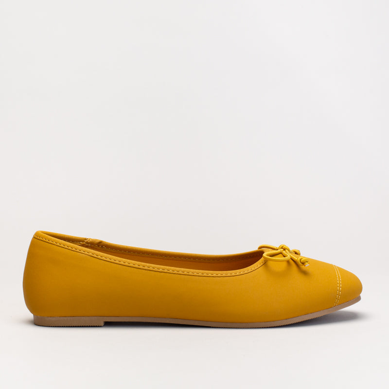 Toe cap pump with spagetti bow _ 166314