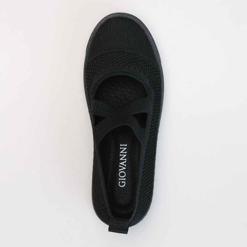 Slip On With Cross Strap Detail _ 170338