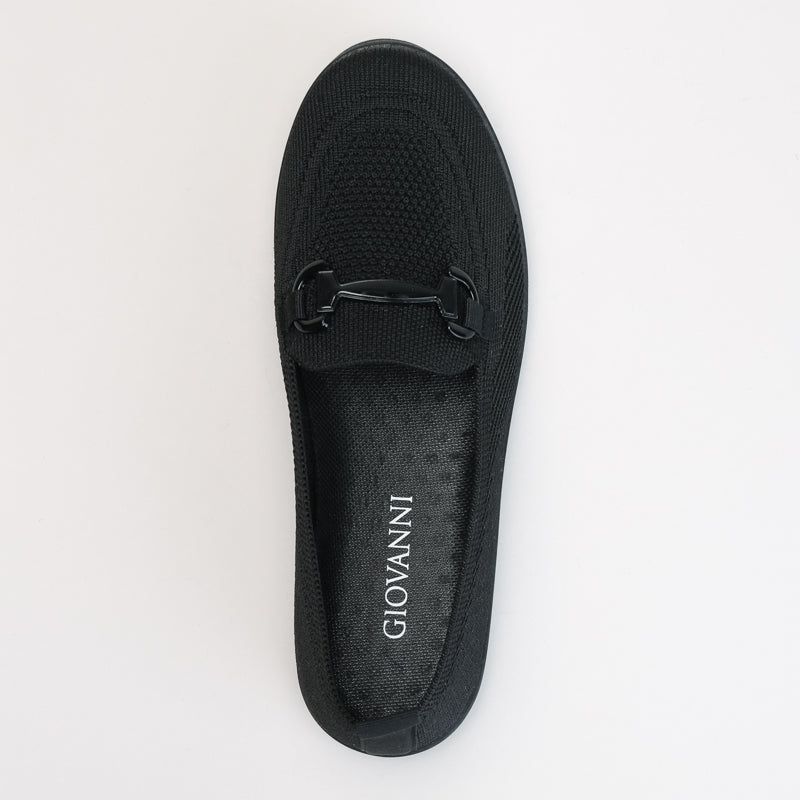 Comfort knit loafer with chain detail _ 166350