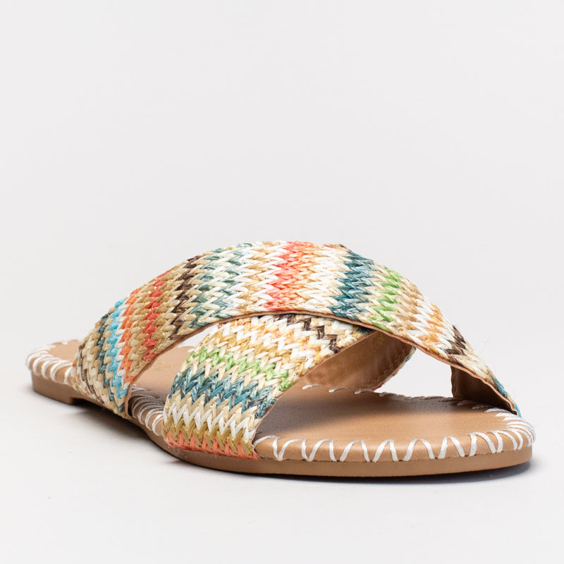 Cross Over Slip On With Webbing _ 166249