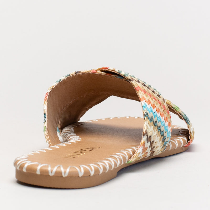 Cross Over Slip On With Webbing _ 166249
