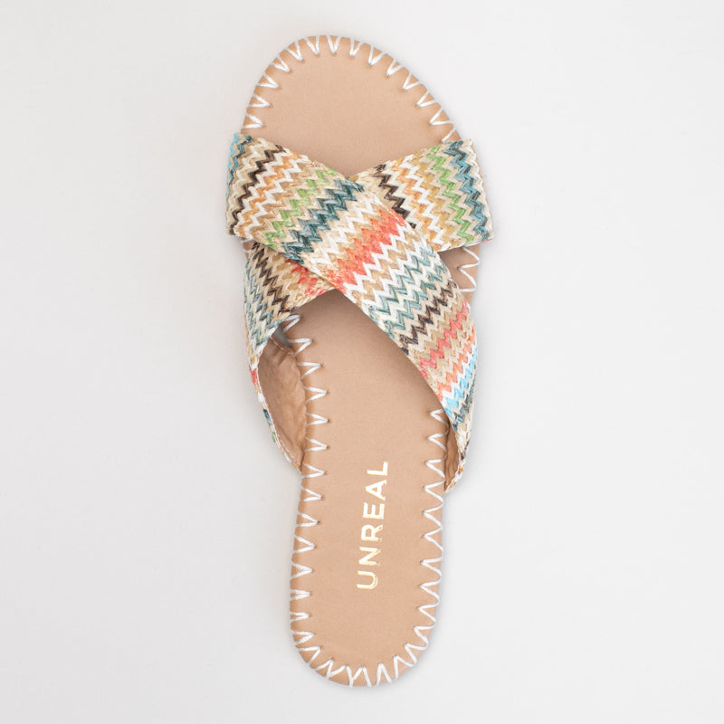 Cross Over Slip On With Webbing _ 166249