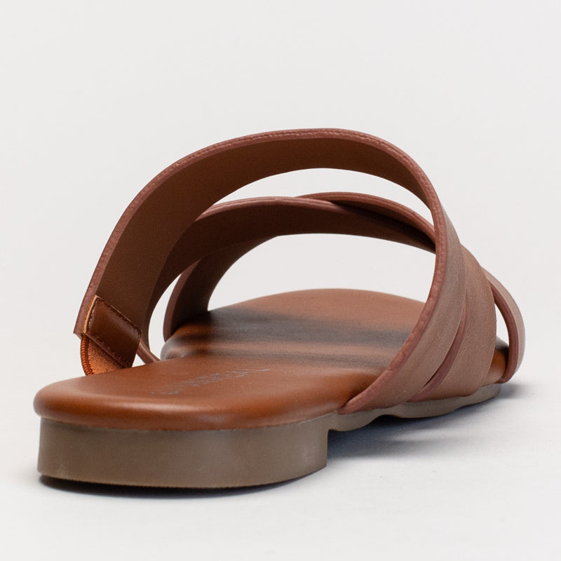 Slip On Cross Over Mule _ 166285