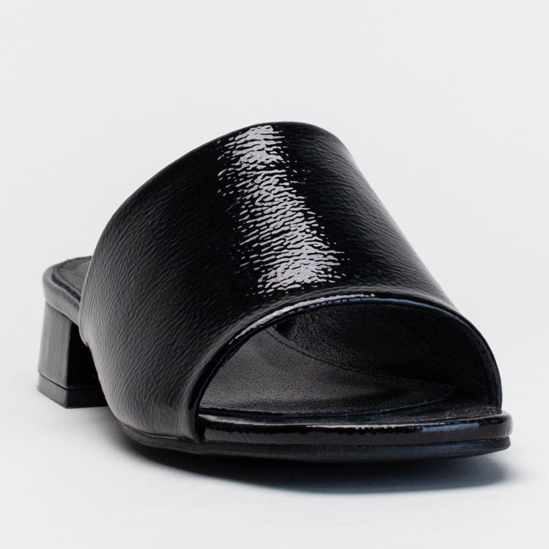 Slip On Patent Mule _ 166352