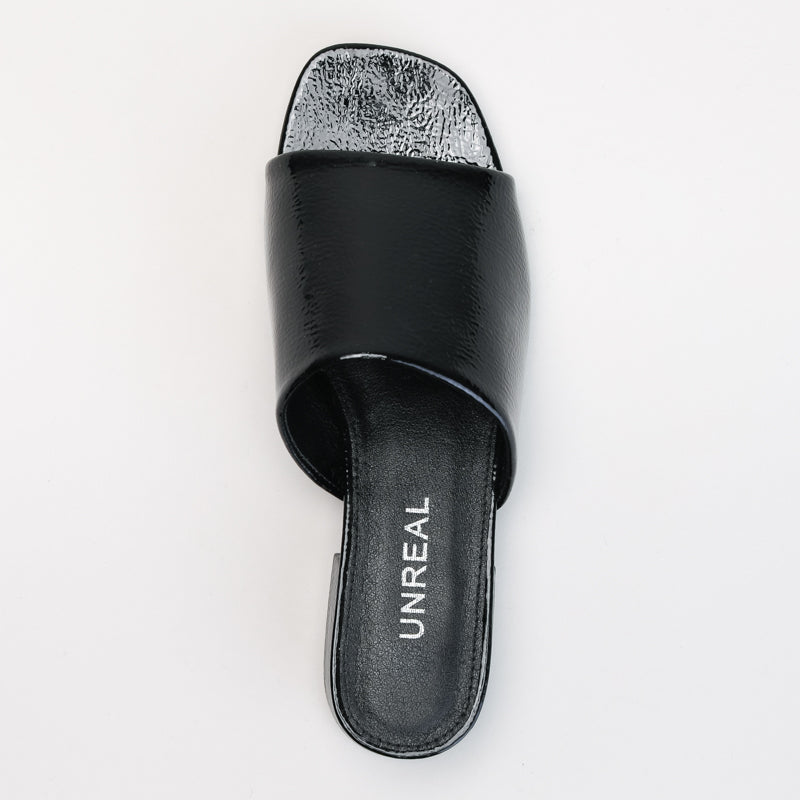 Slip On Patent Mule _ 166352