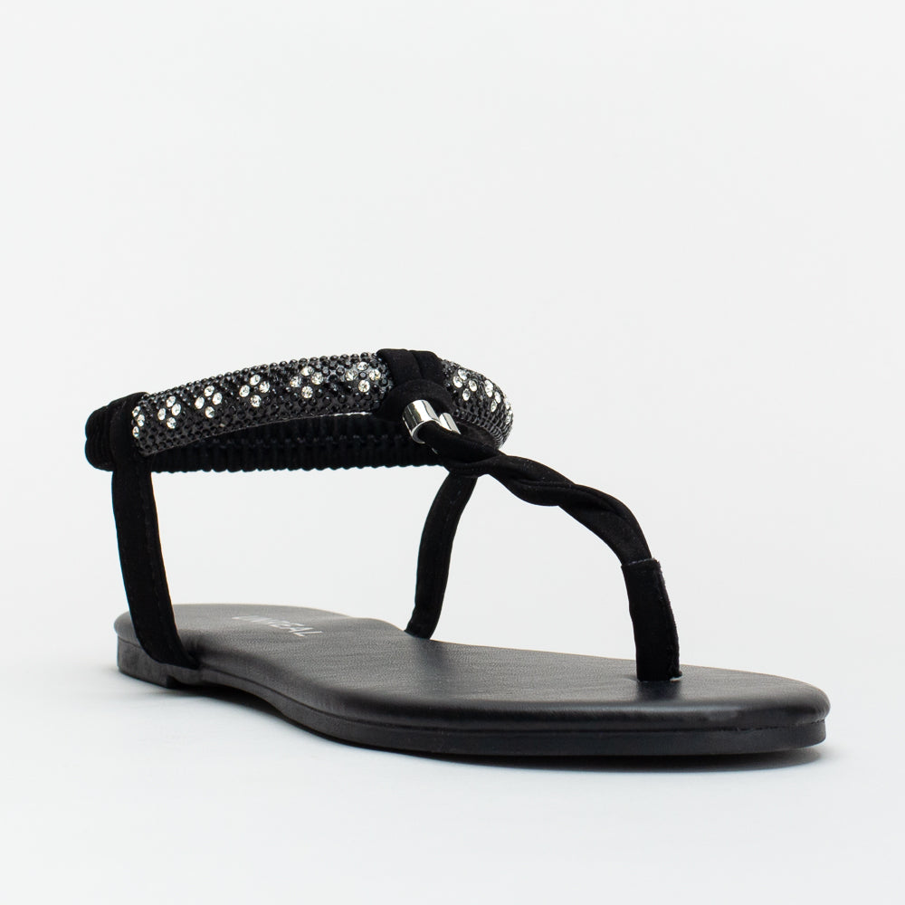 Women's Unreal Diamante Thong Sandal _ 157562