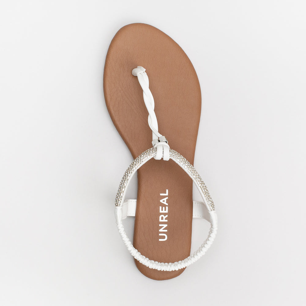Women's Unreal Diamante Thong Sandal _ 157562
