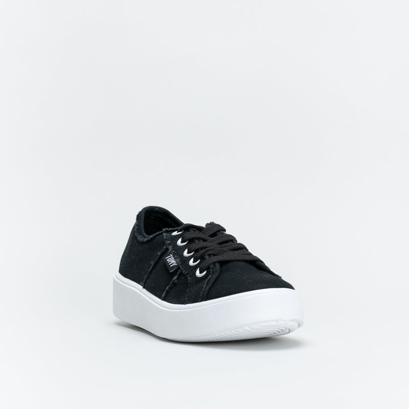 Tomy Women Canvas Lace-Up Platform _ 139664