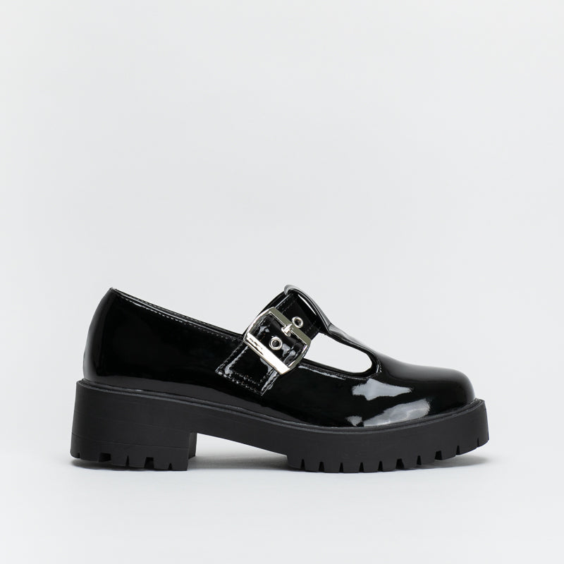 Unreal Women Comfort Chunky Patent Mary Jane _ 137952