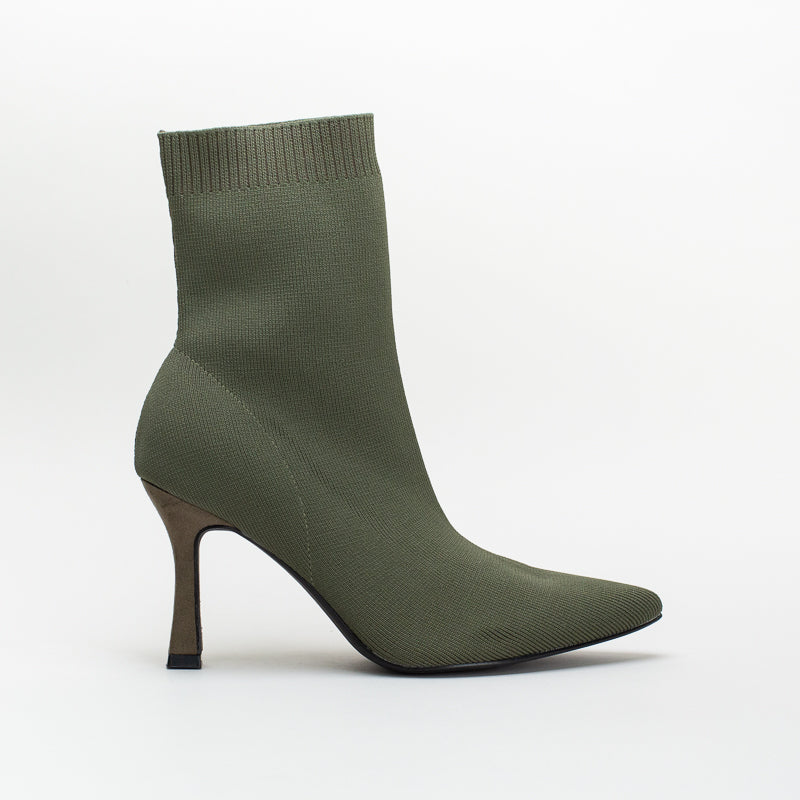 Unreal Women Pointy Knit Sock Boot