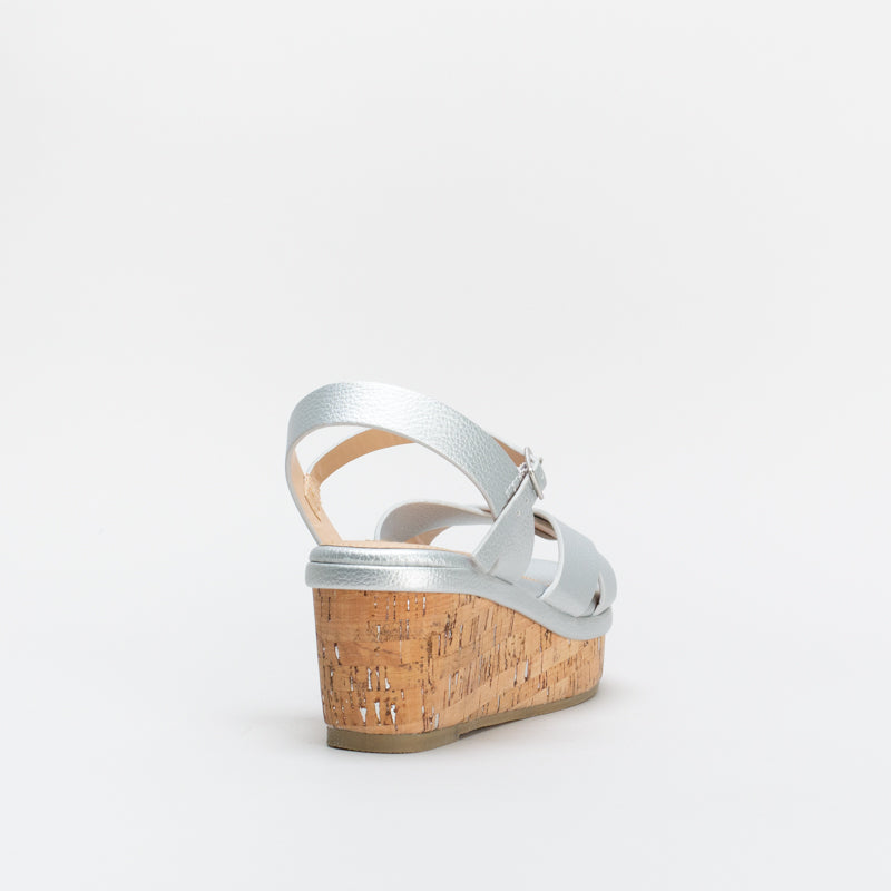Unreal Women Twist Cork Platform Wedge _ 144996