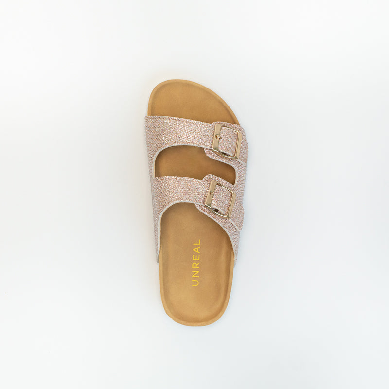 Unreal Women Double Buckle Mule _ 142864