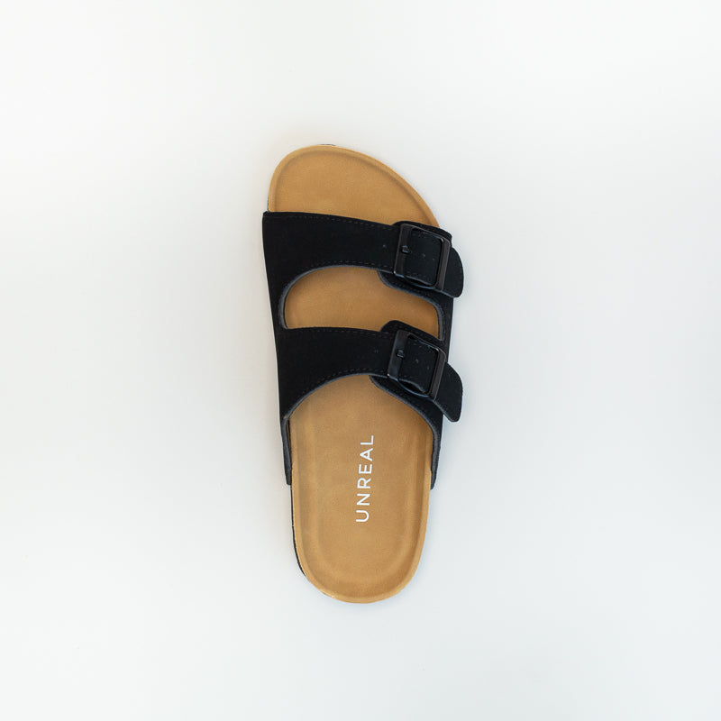 Unreal Women Double Buckle Mule _ 142864