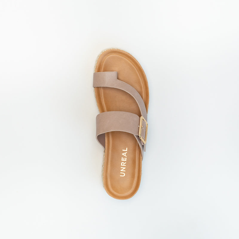 Unreal Women Platform Toe Post Mule _ 142863
