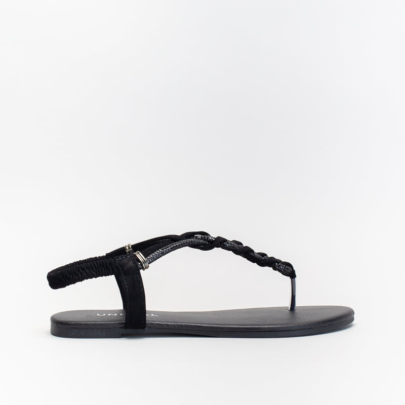 Unreal Women Sq Metal Trim Essential Flat Sandal _ 140478