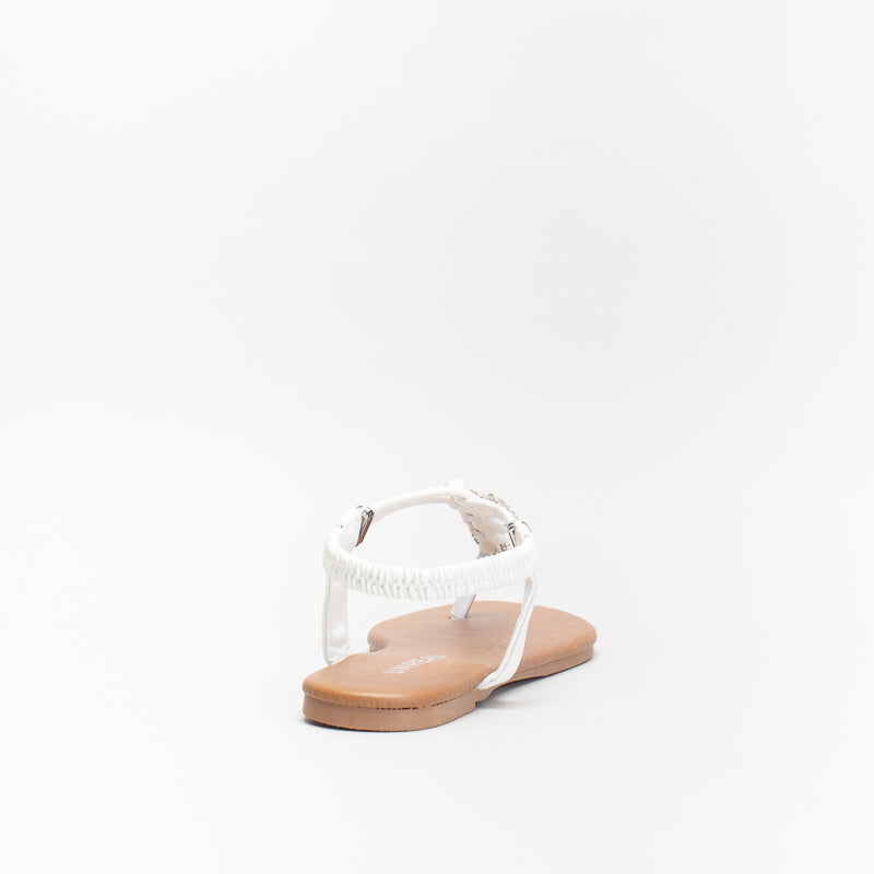 Unreal Women Sq Metal Trim Essential Flat Sandal _ 140478