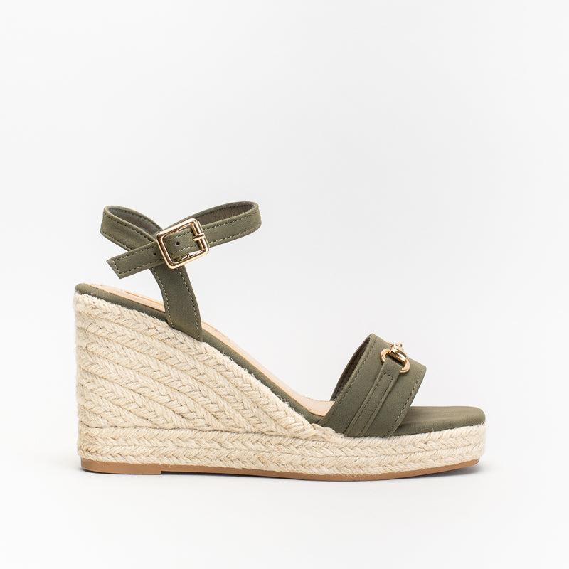 Unreal Women Espadrille Sq Toe Wedge _ 140665