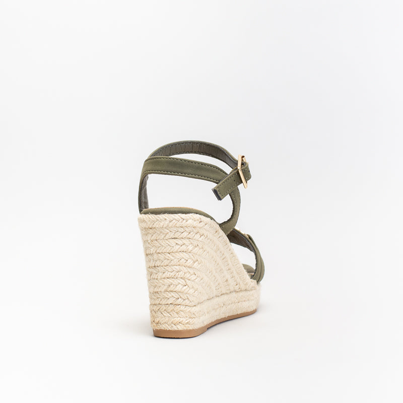 Unreal Women Espadrille Sq Toe Wedge _ 140665