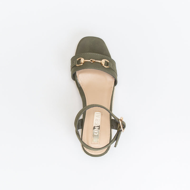Unreal Women Espadrille Sq Toe Wedge _ 140665