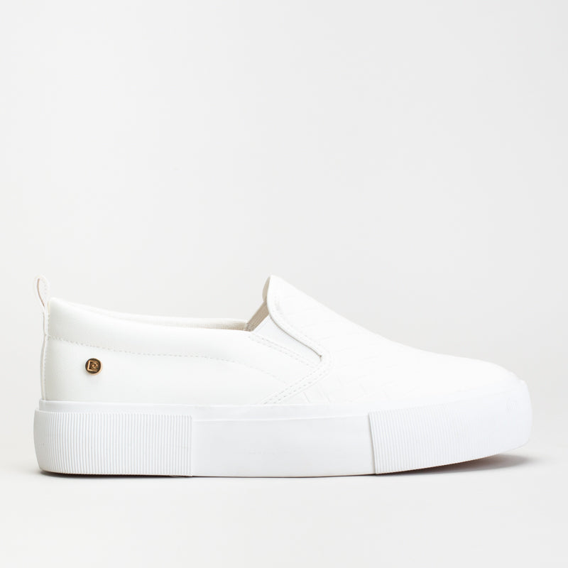 Pc Weave Gusset Slip On Sneaker _ 166356