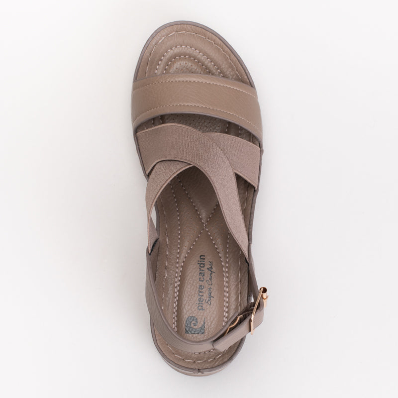 Pc Cross Over Elasticated Wedge _ 166360