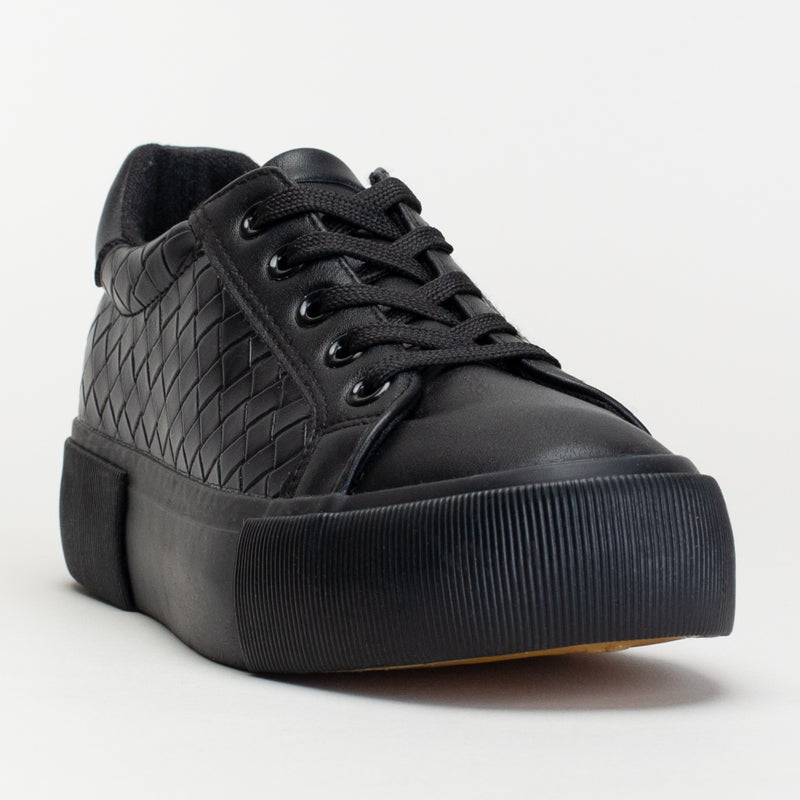 Pc Weave Lace Up Sneaker _ 166357