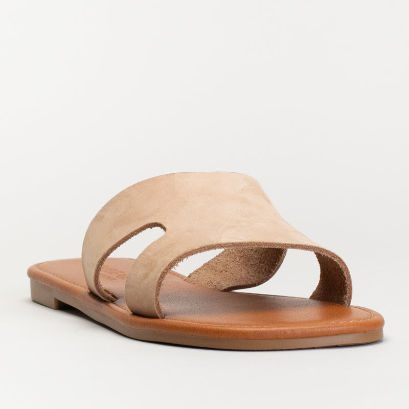 H-Band Leather Mule Sandal _ 171602