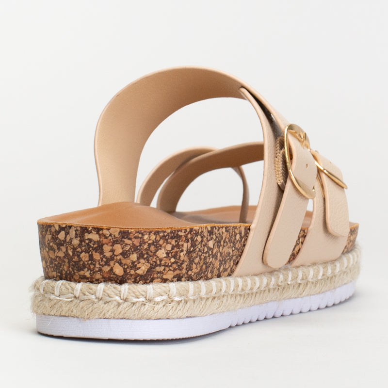 Espadrille Platform With Toe Loop _ 166414