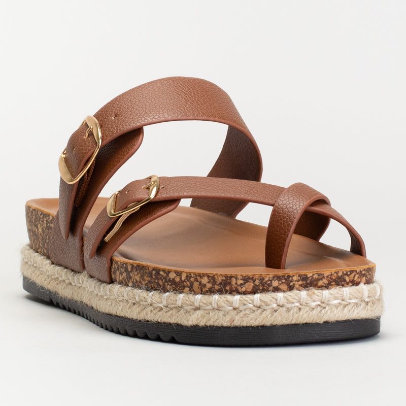 Espadrille Platform With Toe Loop _ 166413