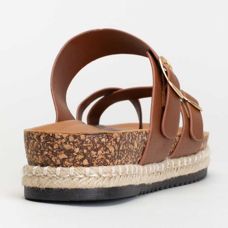 Espadrille Platform With Toe Loop _ 166413