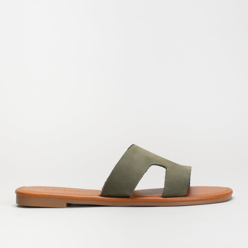 H-Band Leather Mule Sandal _ 171603