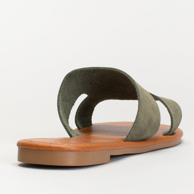 H-Band Leather Mule Sandal _ 171603