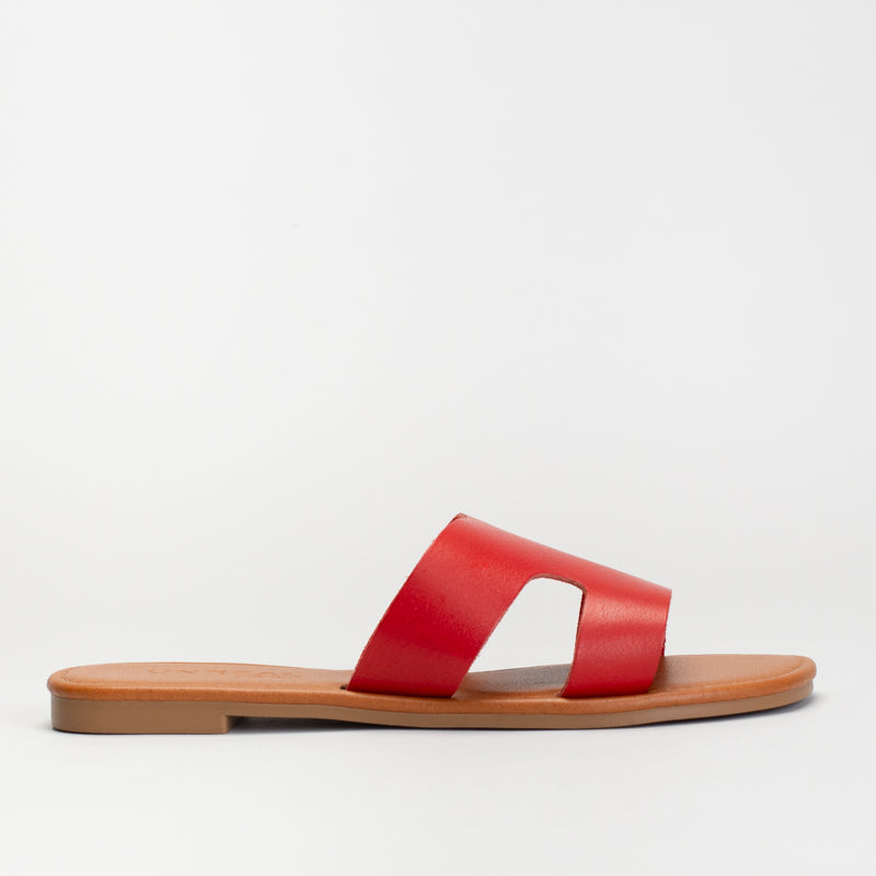 H-Band Leather Mule Sandal _ 171604