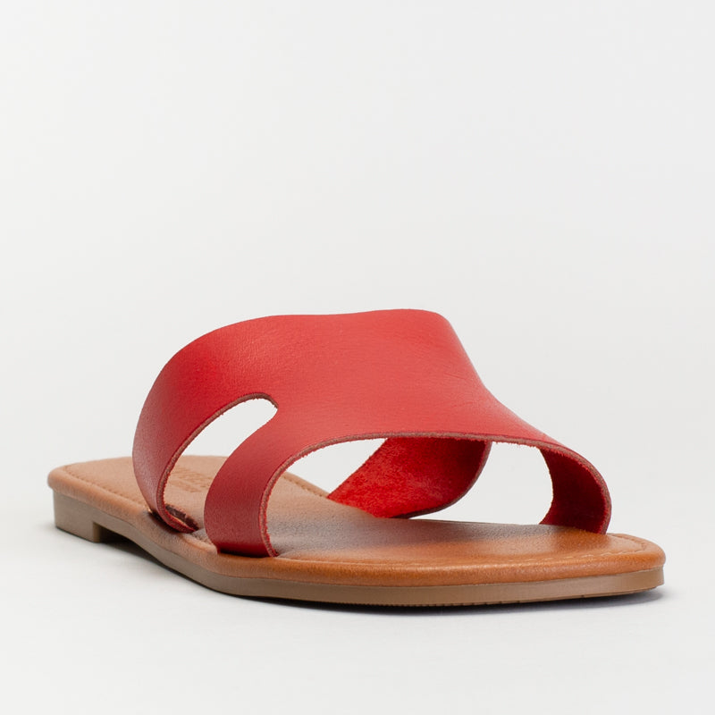 H-Band Leather Mule Sandal _ 171604
