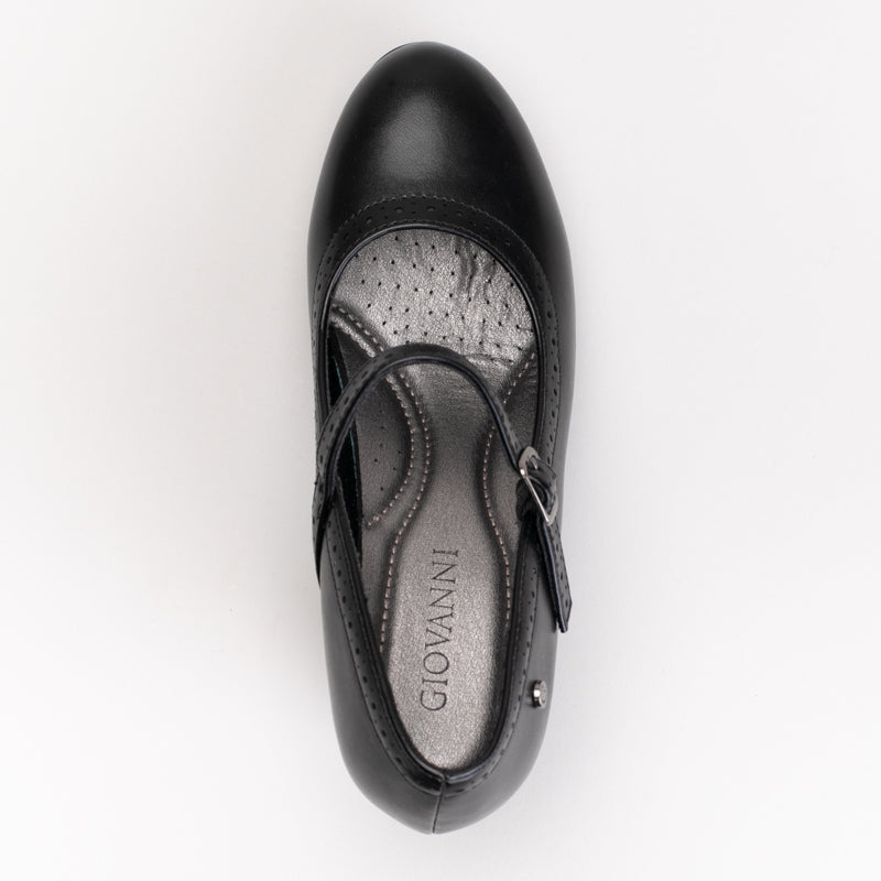 Brogue Block Heel _ 166406