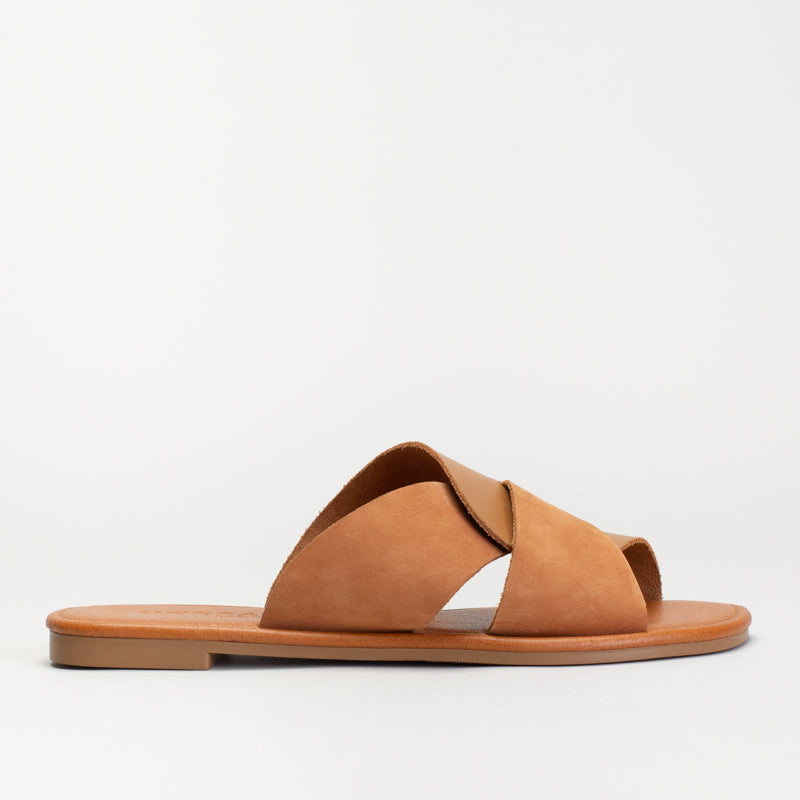 Knot Strap Leather Sandal _ 171609