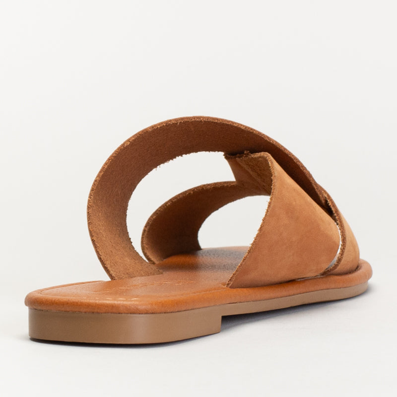 Knot Strap Leather Sandal _ 171609