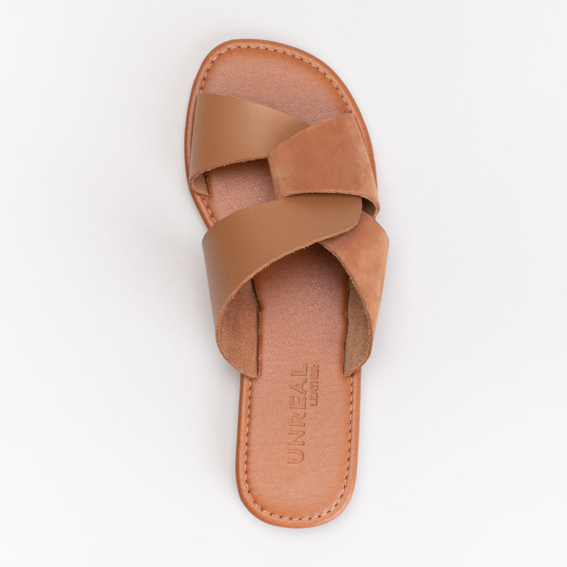 Knot Strap Leather Sandal _ 171609