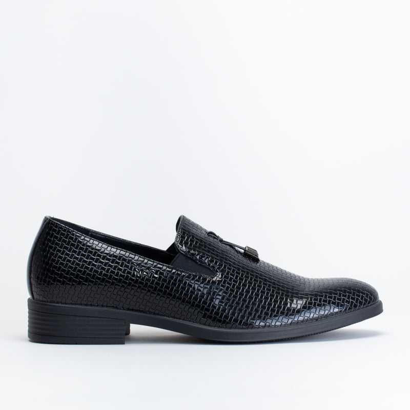 Mancini Men Textured Slip On With Trim- _ 150933