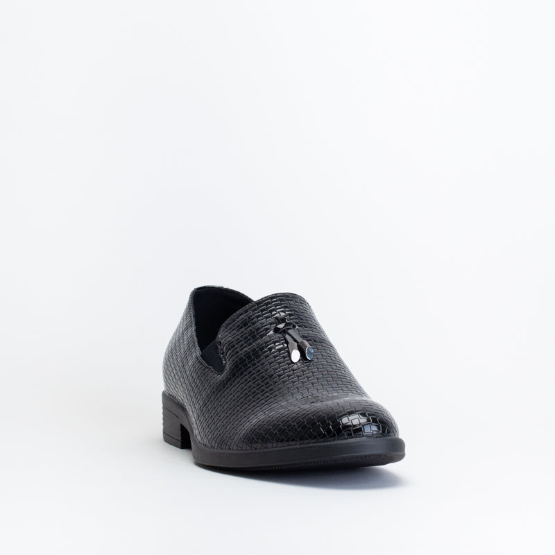 Mancini Men Textured Slip On With Trim- _ 150933