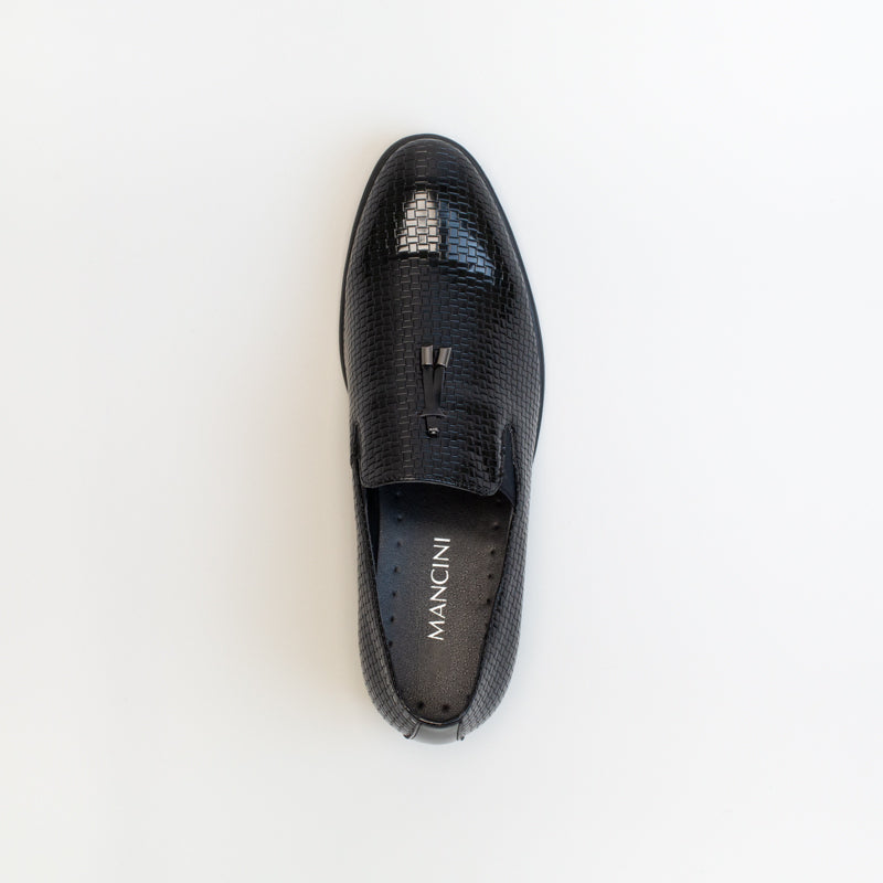Mancini Men Textured Slip On With Trim- _ 150933